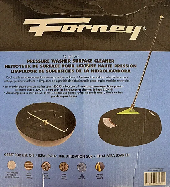 Forney 75171 Pressure Washer Surface Cleaner 16" (New in Box/Unused)