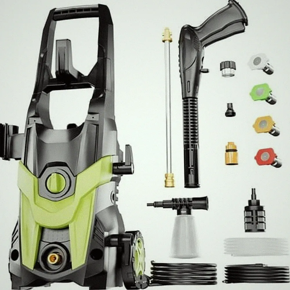 FOTING 4300 PSI at 2.8 GPM Electric Pressure Washer 4 Quick Connect Nozzles Foam