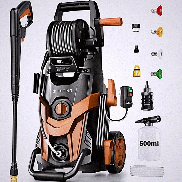 FOTING 4500PSI Pressure Washer GFCI Protected w/Hose & Filter for Car