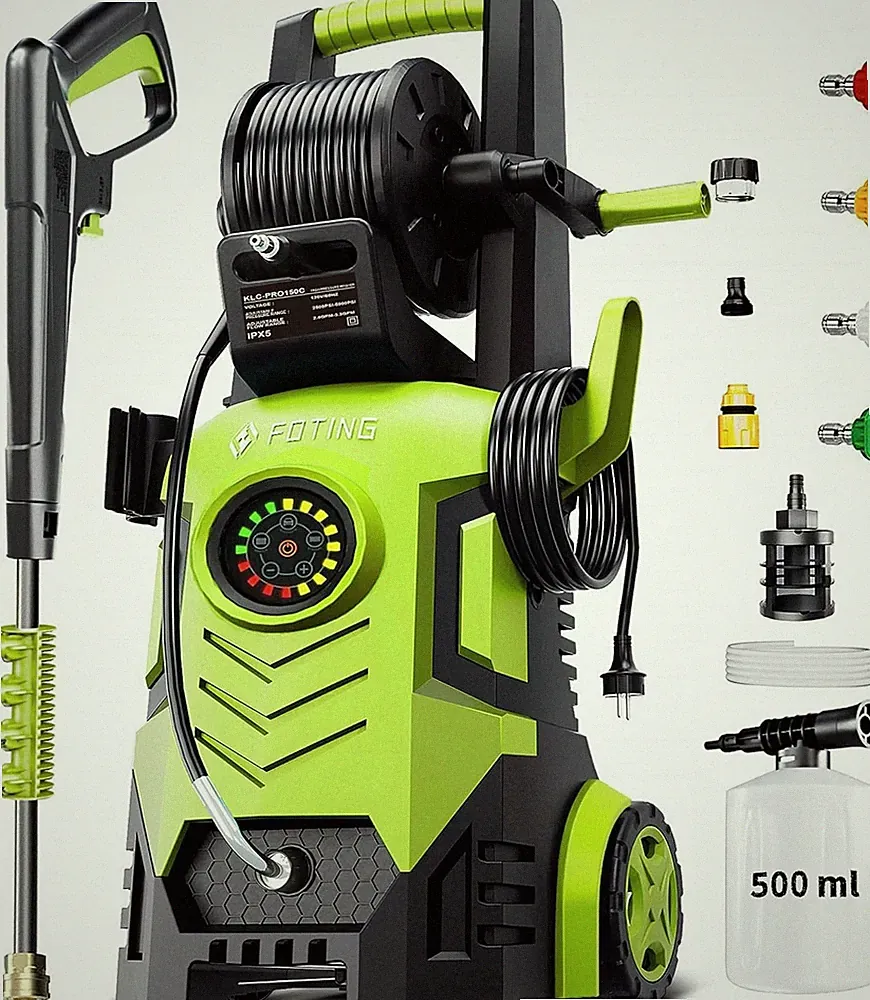 FOTING 5000 MAX PSI PRESSURE WASHER 2026 NEW TOUCH SCREEN 8 - Scratch & Dent