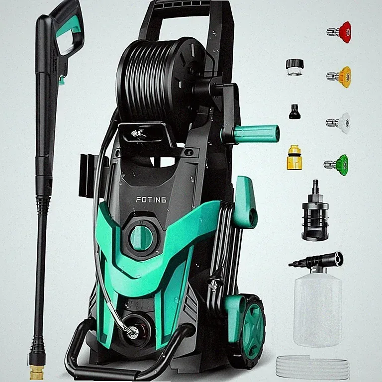 FOTING Electric Pressure Washer, 4500 PSI 3.2 GPM Power Washer with 4 Quick IPX5