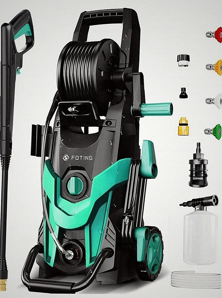 FOTING Electric Pressure Washer, 4600 PSI 3.2 GPM Power Washer Blue NEW