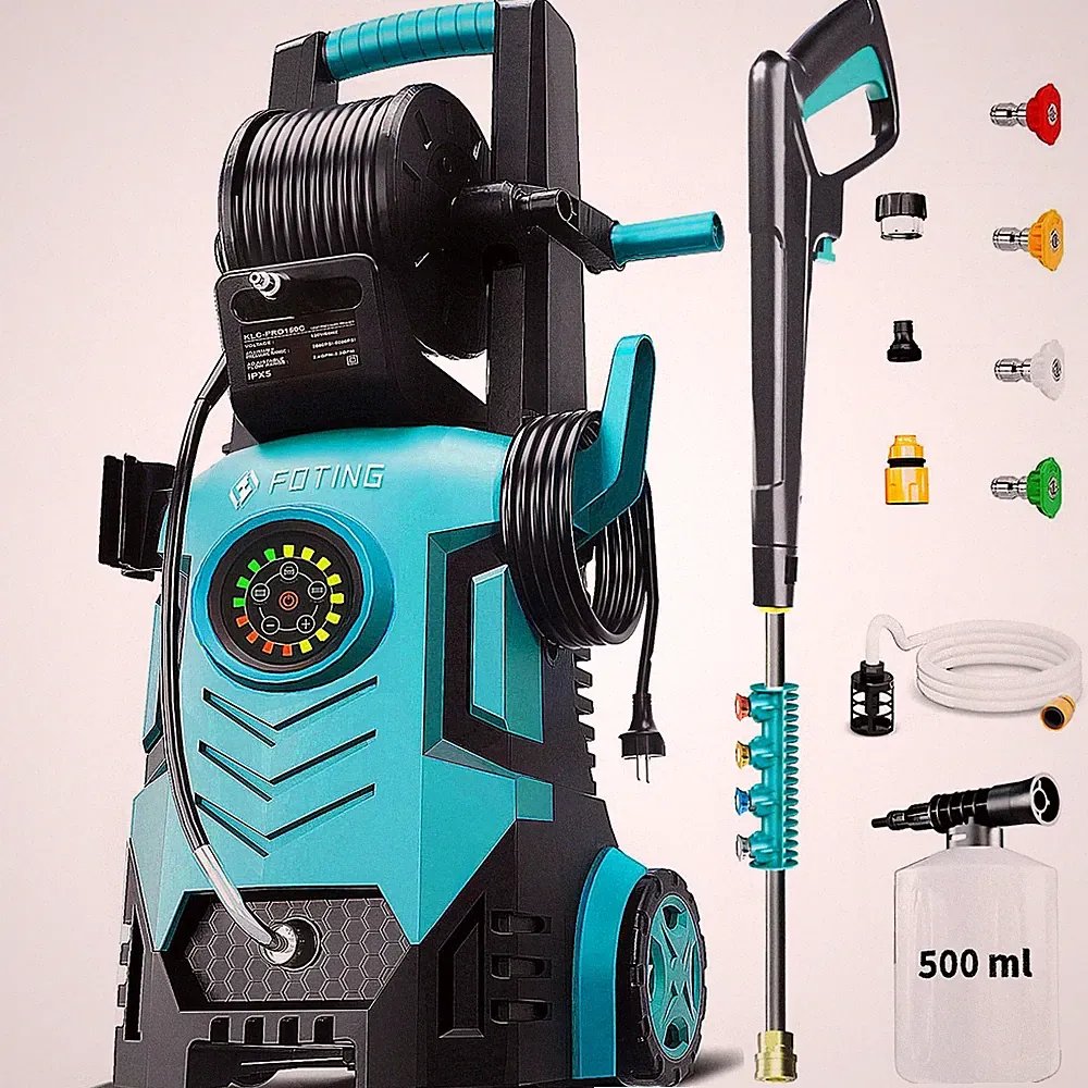 FOTING PRESSURE WASHER 5000PSI ADJ-8-LEVEL TOUCH SCREEN 34" - Scratch & Dent