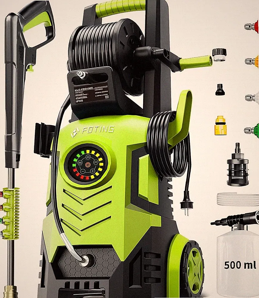 FOTING PRESSURE WASHER 5000PSI - GREEN