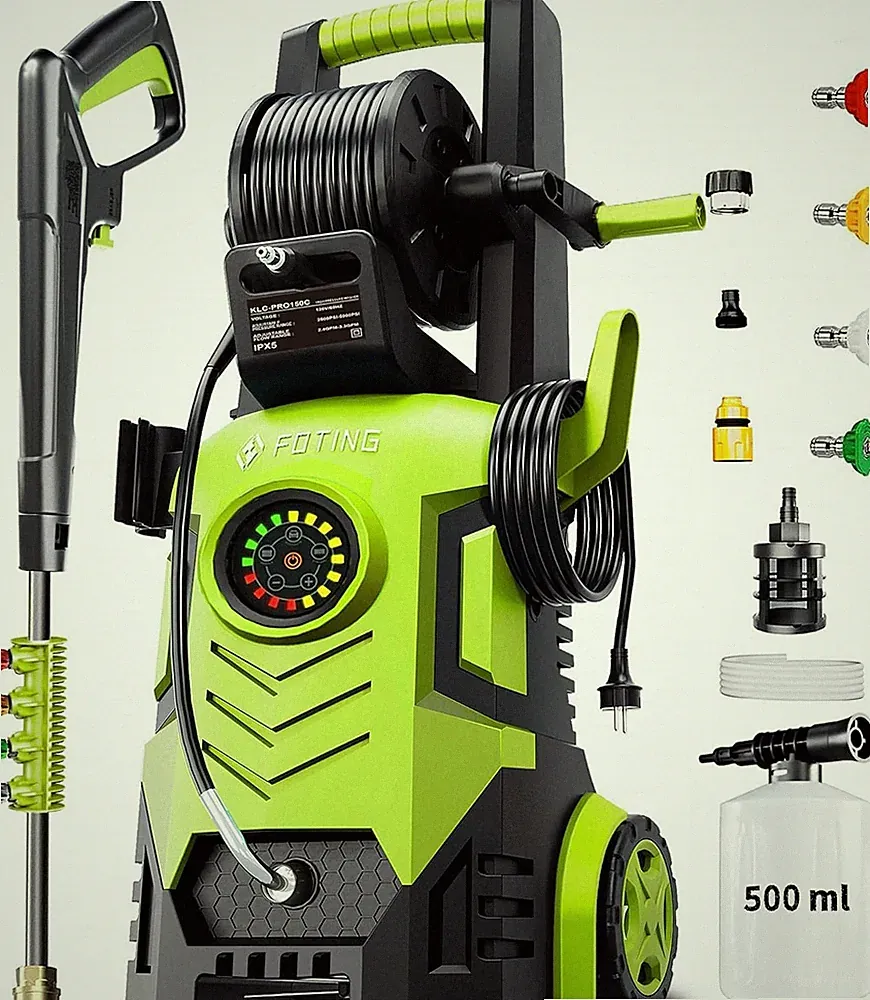 FOTING PRESSURE WASHER 5000PSI - GREEN