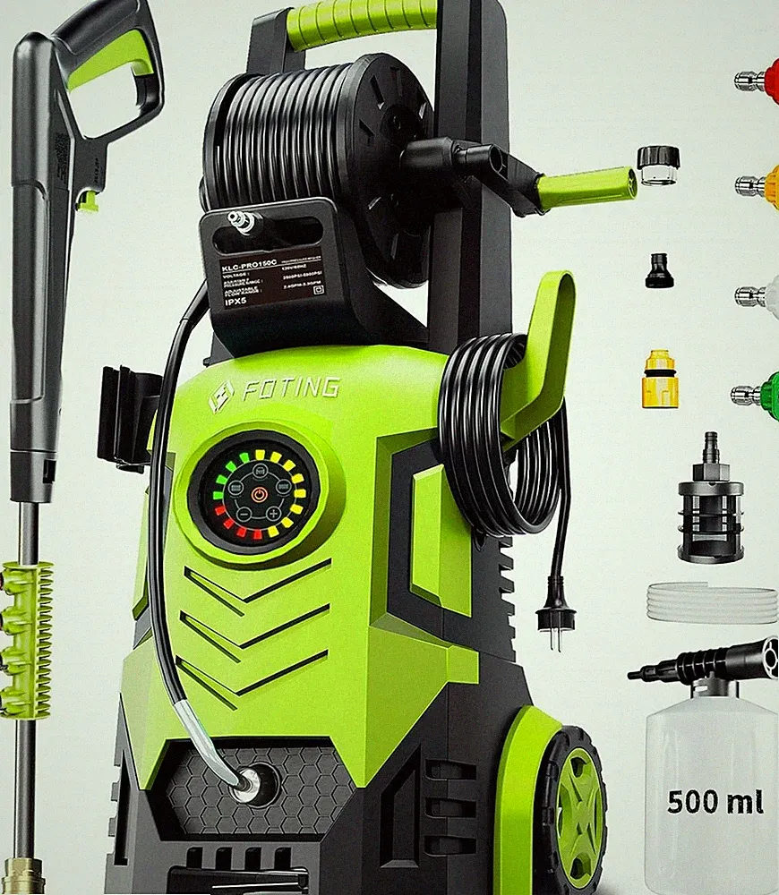 FOTING PRESSURE WASHER 5000PSI - GREEN