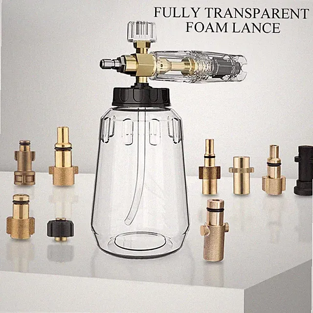 Full Transparent Foam Lance High Pressure Washer Water Gun for Karcher Nilfisk