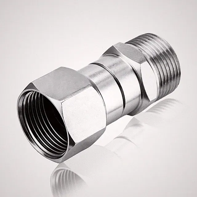 GALELEOPARD Pressure Washer Swivel Fitting, M22 14mm Male to 14mm, Silvery