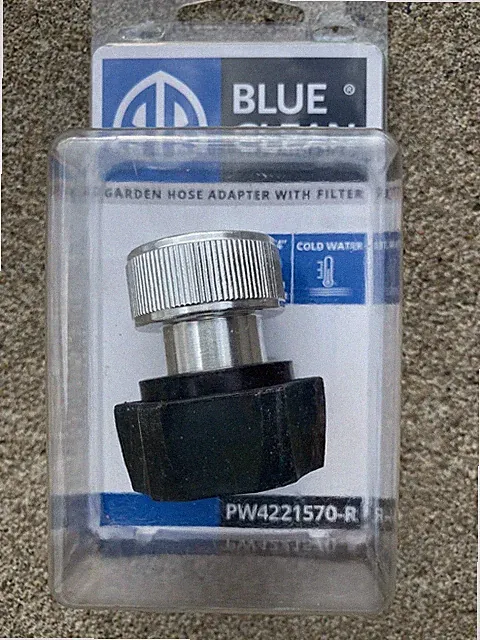 Garden Hose Adapter with Filter PW4221570-R Electric Pressure Washer Coupler...