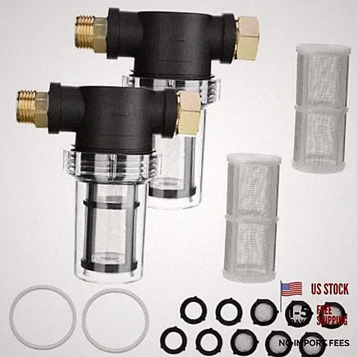 Garden Hose Filter for Pressure Washer Inlet - 2 Pcs - 2 Pcs