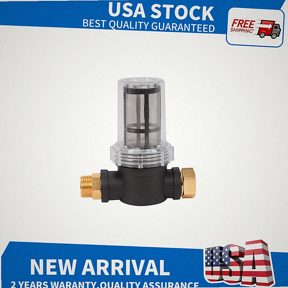Garden Hose Filter Inline For Pressure Washer Inlet Water Sediment