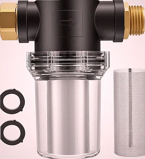 Garden Hose Filter, Inline Water Hose Filter Attachment | 100 Mesh and 40 Mesh S