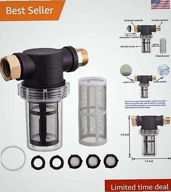 Garden Hose Filter, Sediment Filter Attachment