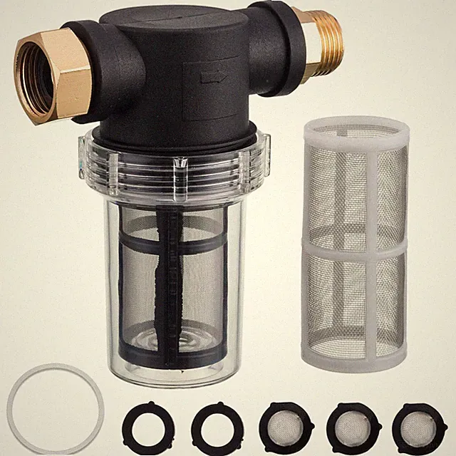 Garden Hose Filter, Sediment Filter Attachment for Pressure Washer Inlet Wate...