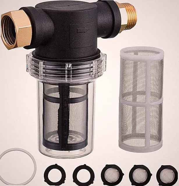 Garden Hose Filter, Sediment Filter Attachment for Pressure Washer Inlet Water