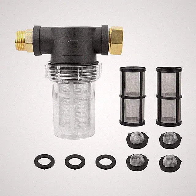 Garden Hose Inlet Filter for High Pressure Washer, Sediment Filter Attachment, 4