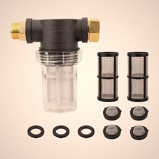 Garden Hose Inlet Filter for High Pressure Washer SET