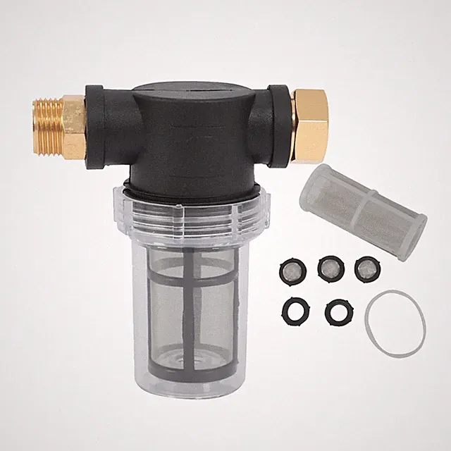 Garden Hose Inlet Filter Inline Water Pressure Washer Sediment Filter