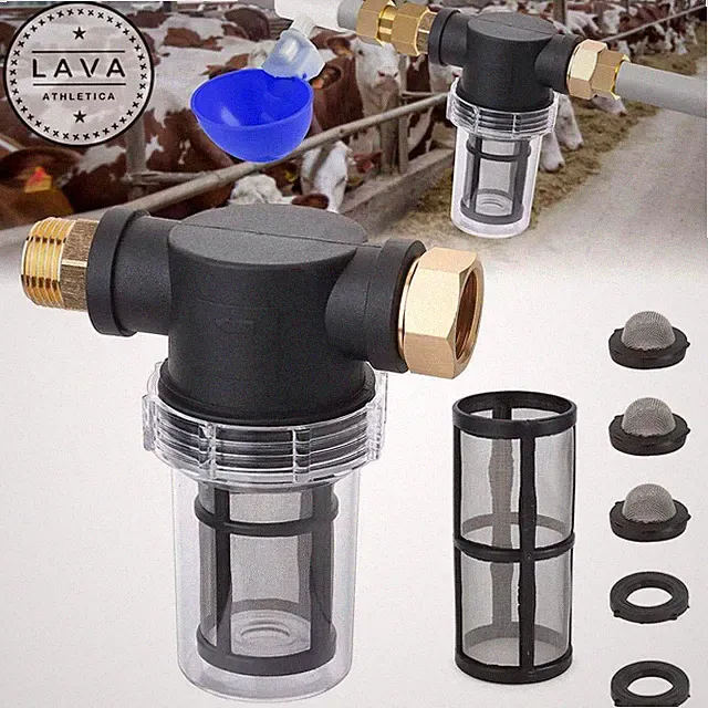 Garden Hose Inlet Filter Inline Water Pressure Washer Washing Machine Sediment