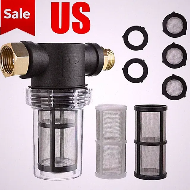 Garden Hose Inlet Filter Sediment for Water Pressure Washer Washing Machine