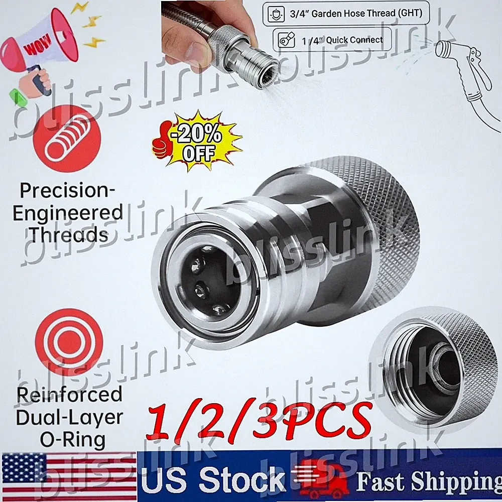Garden Hose to Pressure Washer Adapter 3/4” GHT to 1/4” Quick Connect ~20% OFF