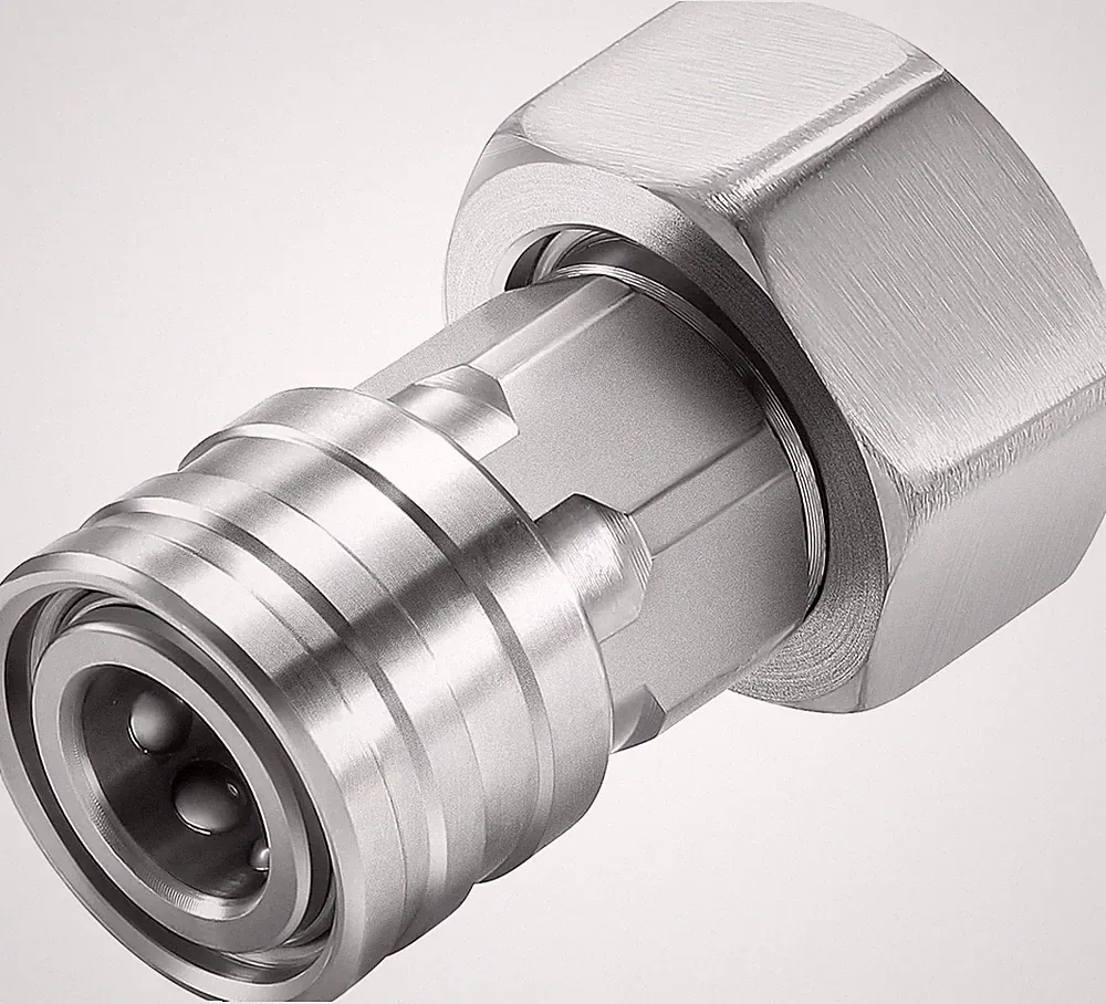 Garden Hose to Pressure Washer Adapter, 3/4” GHT to 1/4”Stainless Steel Quick Co