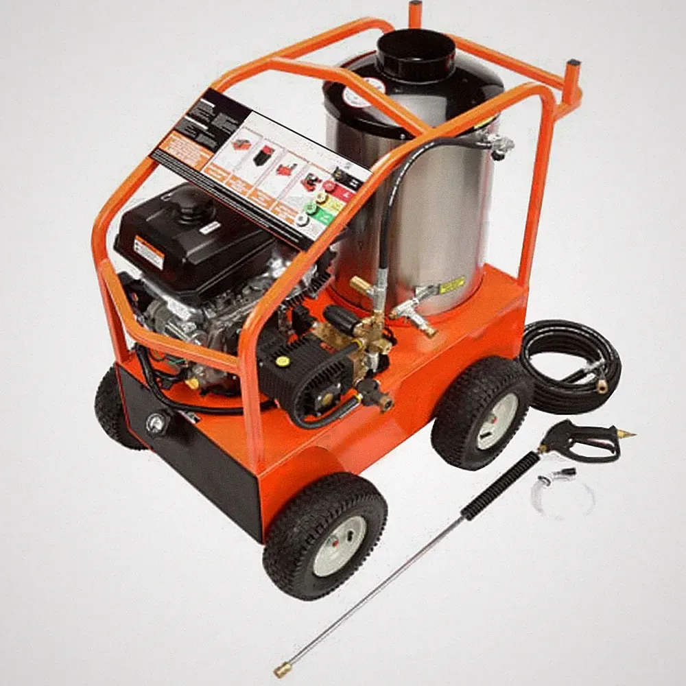 Gas Hot Water Pressure Washer - 4000 PSI - 3.5 GPM - 14 HP Kohler - General Pump