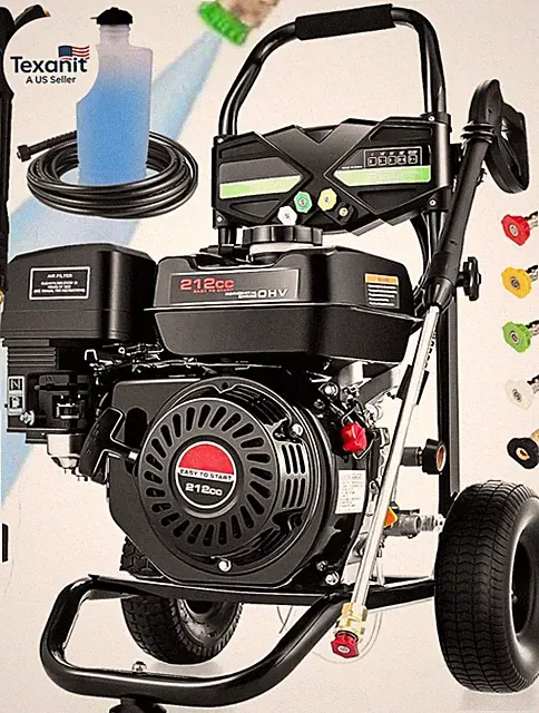 Gas Powered +P*Ressure Washer 4200 PSI Gas +P*Ower Washer 4.0 GPM 212CC Commerci