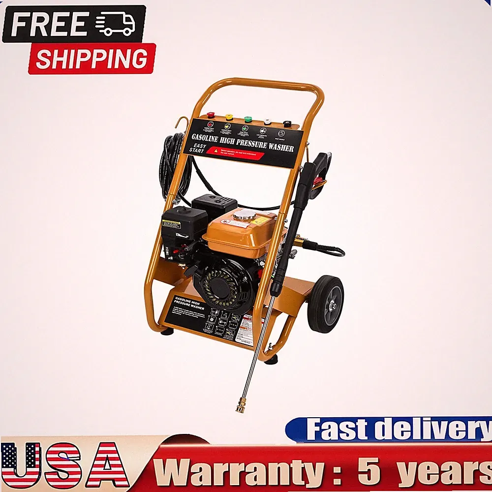 Gas Powered Washer Commercial Use 4-Stroke Quick Connect Cold Water Cleaner 3.6L
