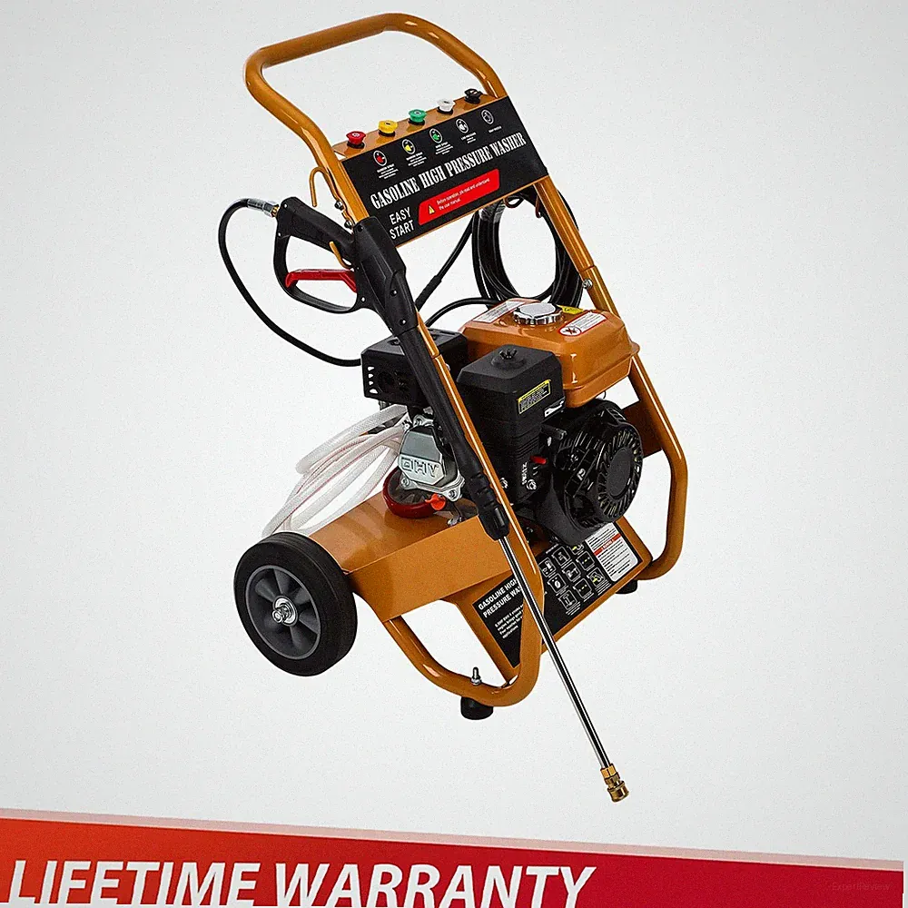Gas Pressure Washer 0°/15°/25°/40° Quick Connect Gas Powered Washer 5 Nozzles