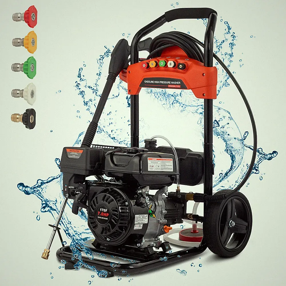 Gas Pressure Washer 2.3 GPM 2700 PSI Gas Power Washer 198cc Engine