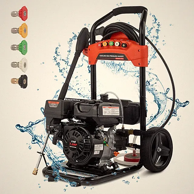 Gas Pressure Washer 2.3 GPM 2700 PSI Gas Power Washer 198cc Engine