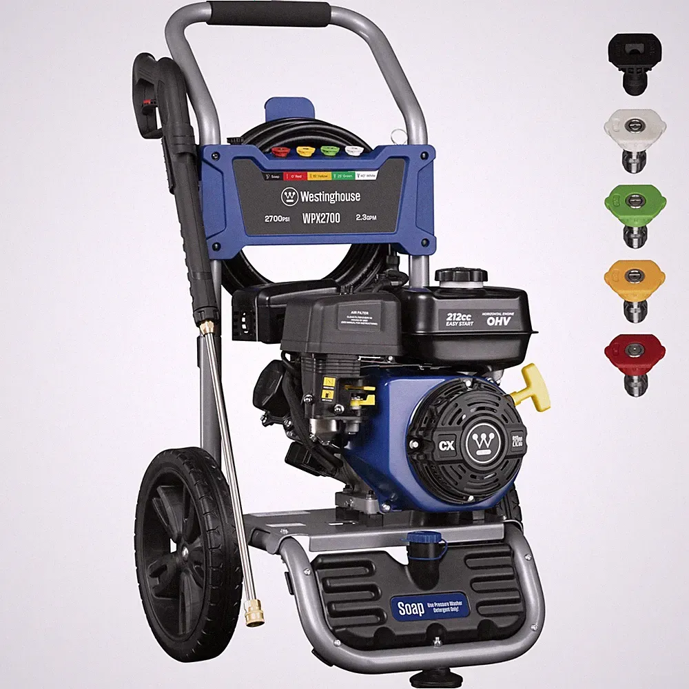 Gas Pressure Washer 2700 PSI 2.3 GPM Onboard Soap Tank Westinghouse WPX2700 Wand