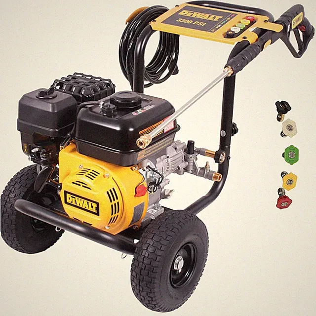 Gas Pressure Washer 3300 PSI 5 Nozzles 25 ft Hose DeWalt DXPW3300-S Spray Wand