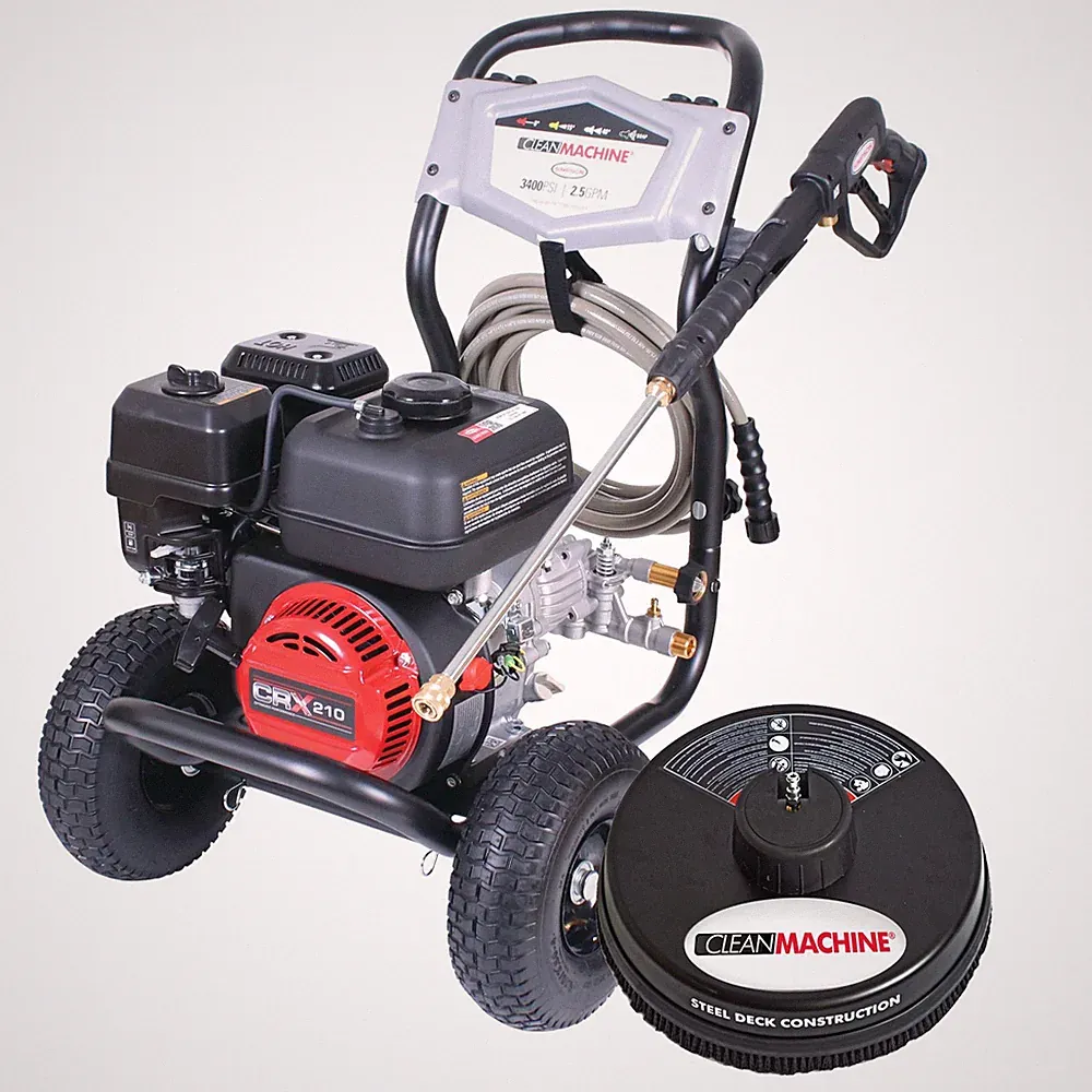 Gas Pressure Washer 3400 PSI 15 Surface Cleaner Simpson CM61248-S Machine