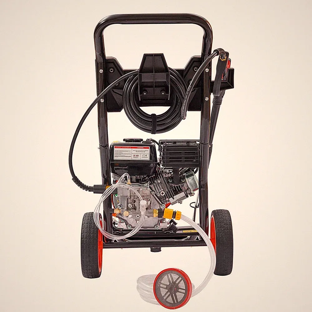 Gas Pressure Washer 3400 PSI 2.6 GPM Aluminum Pump 5 Nozzles for Homes Driveways