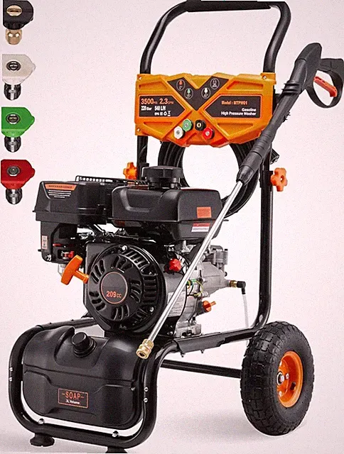 Gas Pressure Washer 3500 PSI 2.3GPM Gas Power Washer 4 Nozzles for Cars/Fence