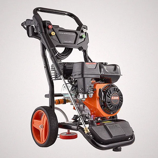 Gas Pressure Washer: 3600 PSI, 2.6 GPM, 5 Stainless Nozzles
