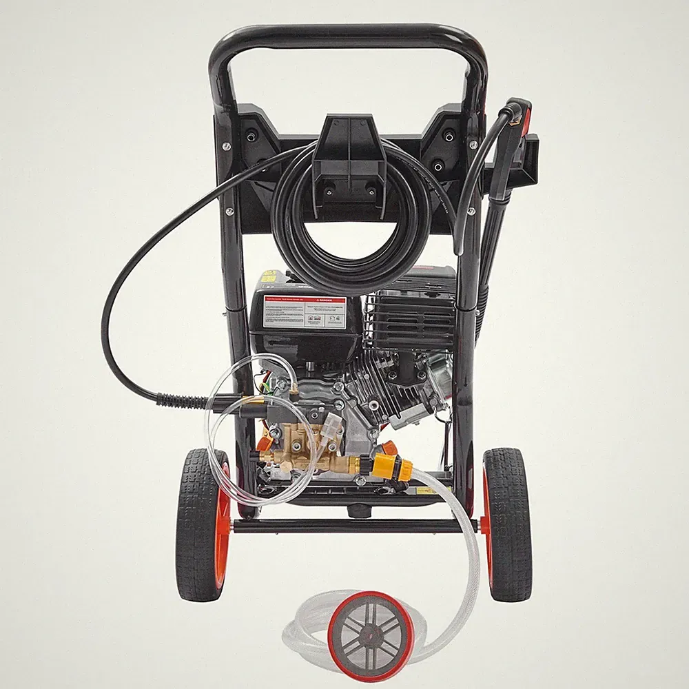 Gas Pressure Washer 3600 PSI 2.6 GPM Copper Pump 5 Nozzles for Homes Driveways