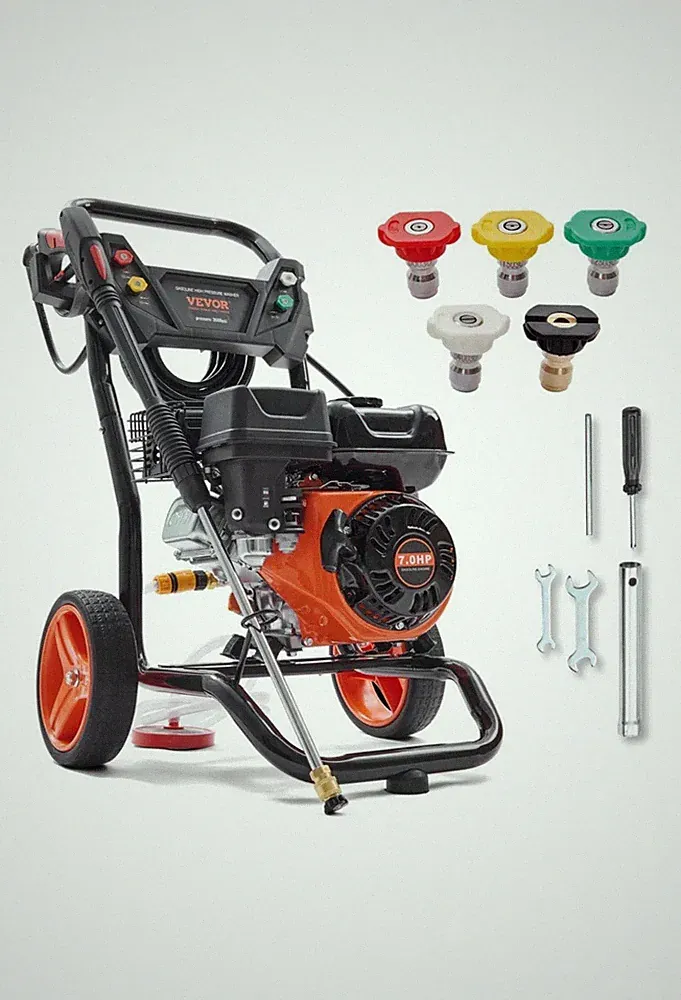 Gas Pressure Washer, 3600 PSI 2.6 GPM