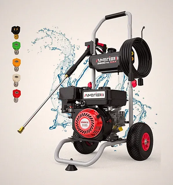 Gas Pressure Washer 3800 PSI 2.5 GPM, 212CC High Pressure Washers 4-Stroke OH...