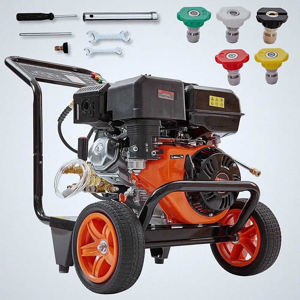 Gas Pressure Washer 4400 PSI 4.0 GPM, 5 Nozzles for Cars Driveways