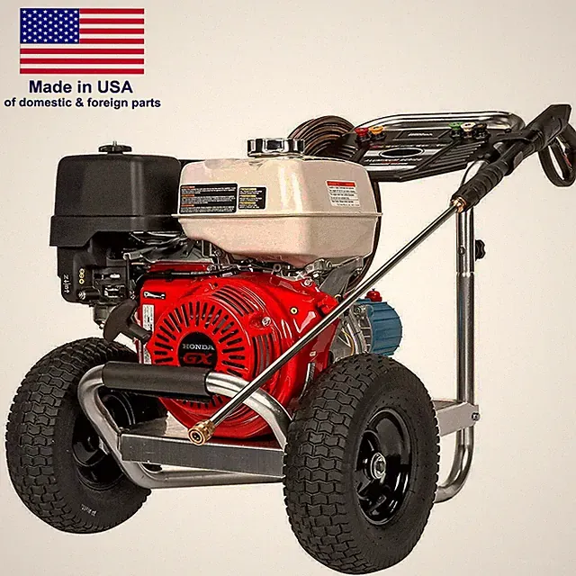 Gas Pressure Washer - Cold Water - 4200 PSI - 4 GPM - Aluminum Frame - Honda Eng