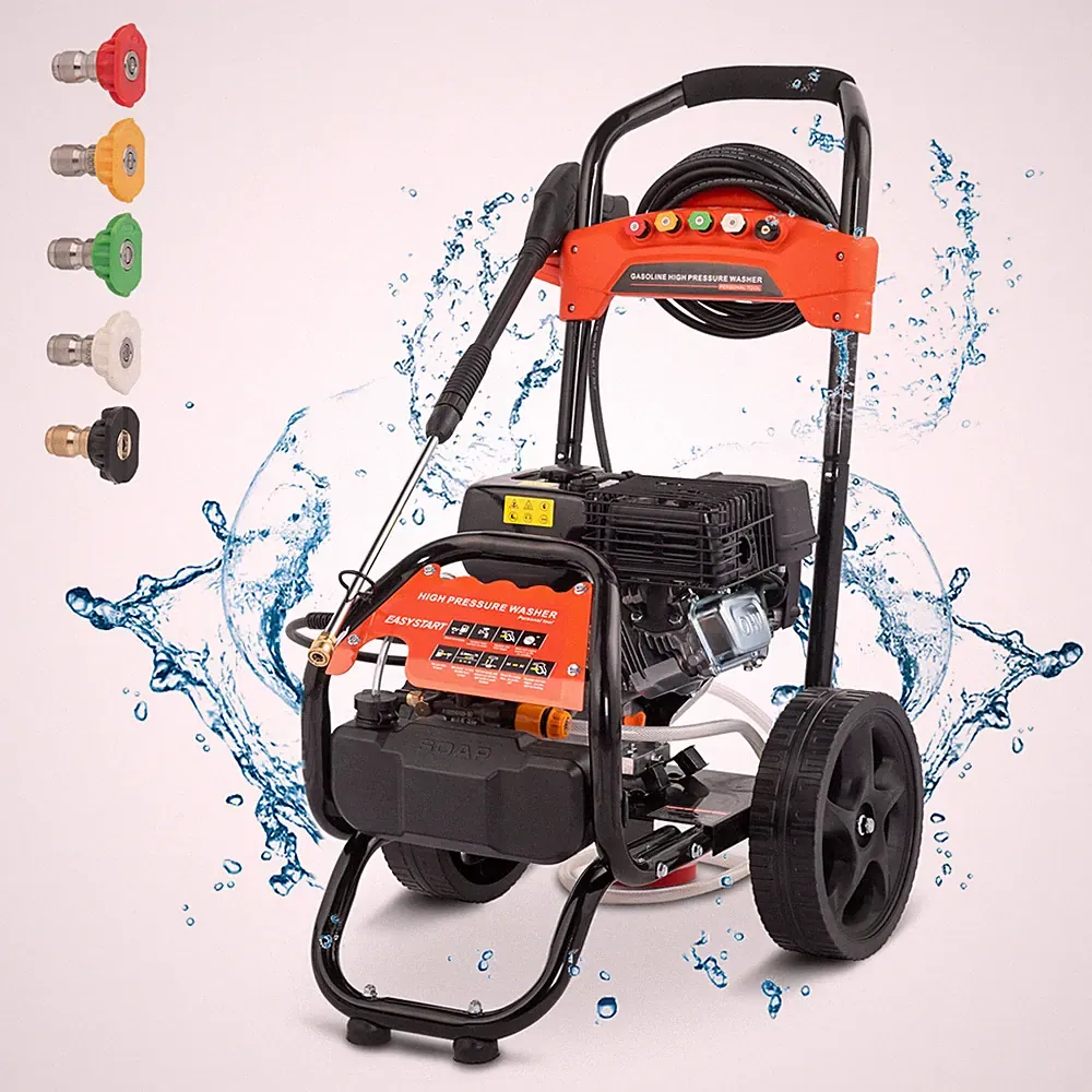 Gas Pressure Washer Gas Powered Washer 2700 PSI 2.3 GPM With 5 nozzles soap