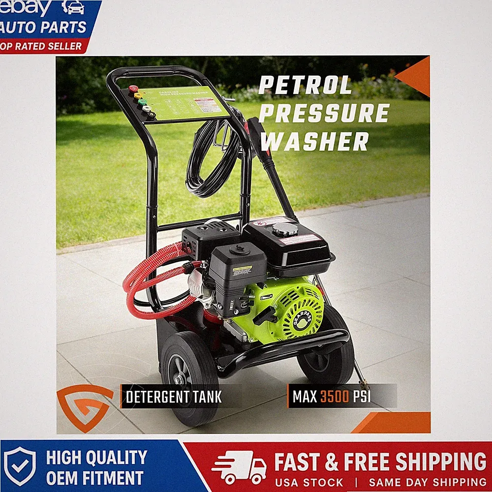 Gas Pressure Washer Gas Powered Washer 3500 PSI 2.6 GPM 212cc 5 Nozzles Hot!