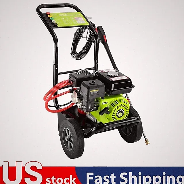 Gas Pressure Washer Gas Powered Washer 3500 PSI 2.6 GPM 212cc 5Nozzles 240BAR US