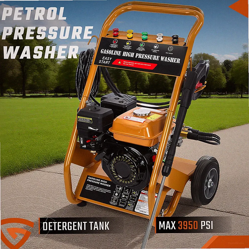 Gas Pressure Washer Gas Powered Washer 3950 PSI 2.6 GPM 212cc 5 Nozzle 26ft Hose
