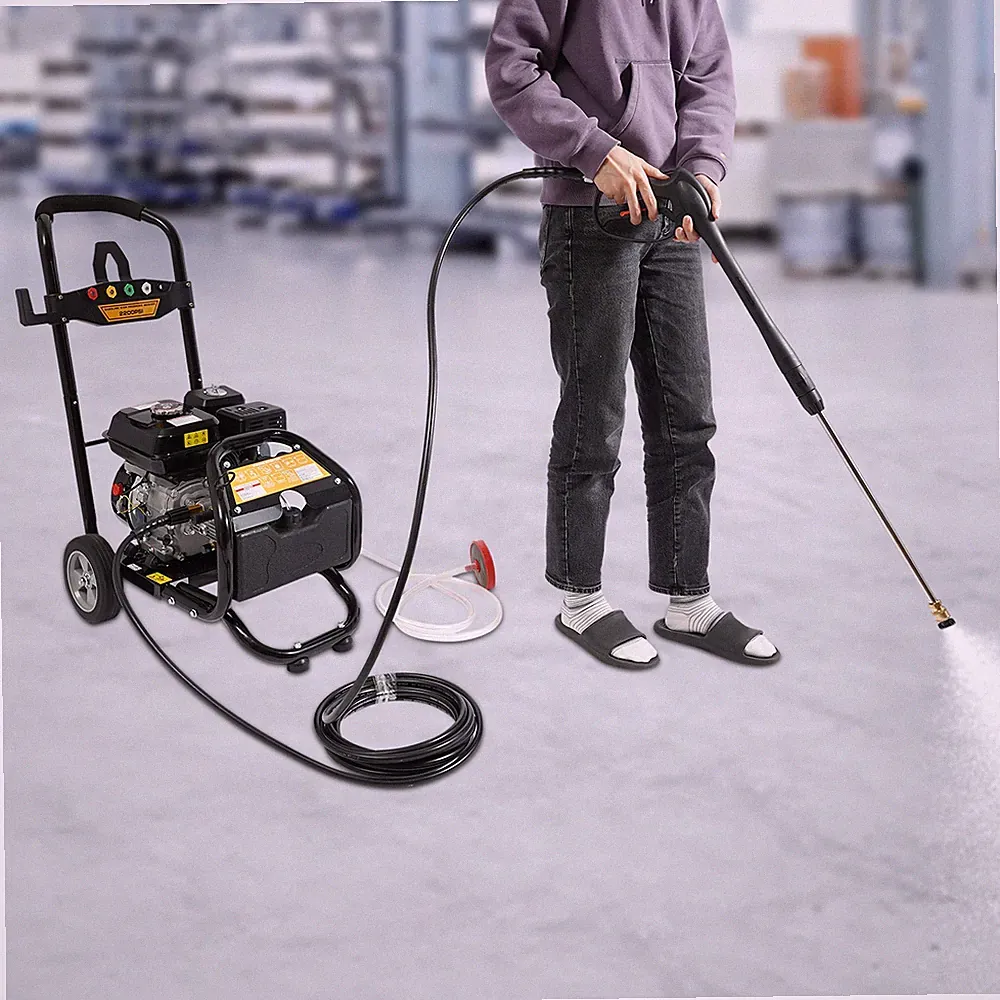 Gasoline High Pressure Washer Gasoline Manual Washer w/ Hose 2200PSI 7HP 3400RPM