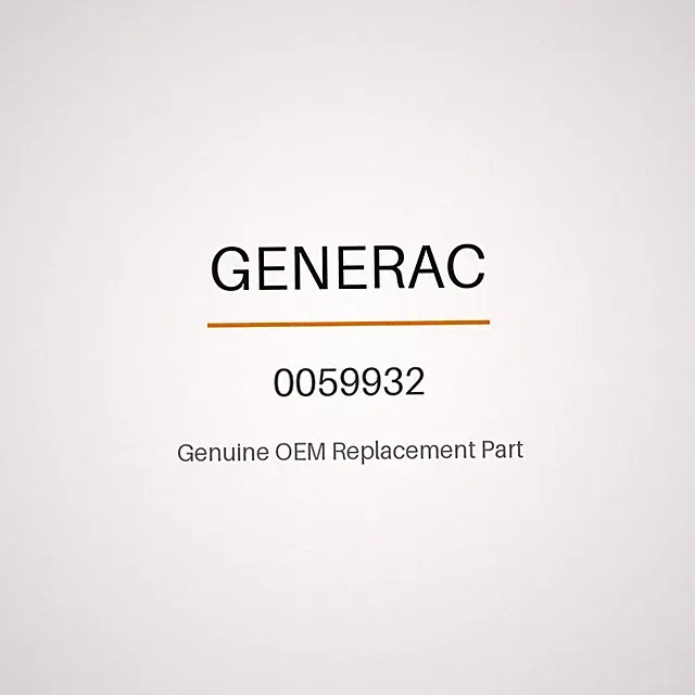 Generac 0059932 Generac 3100 Psi Power Washer Genuine Original Equipment