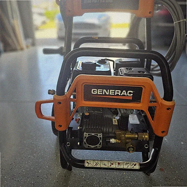 Generac Gas Pressure Washer Cleaner 3100 PSI Axial Pump Detergent Tank Wheels